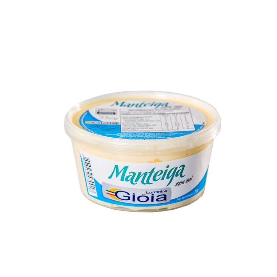 Manteiga sem Sal Gioia 230g